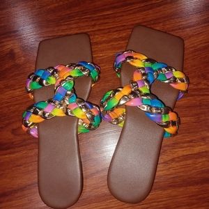 Multicolor sandals